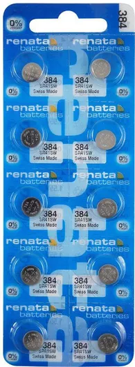 Renata Αλκαλική Μπαταρία Ρολογιών SR41/LR41 1.55V 1τμχ