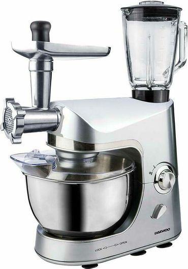Κουζινομηχανή Daewoo DSX-5055 Ασημί 1200W με Ανοξείδωτο Κάδο 4.5lt