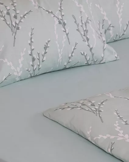 Σετ Μαξιλαροθήκες Sunshine Cotton Feelings 2054 με Φάσα 50x70cm Aqua