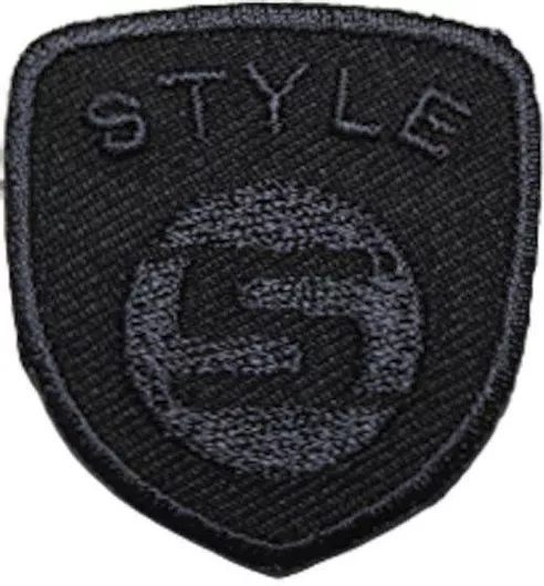 Θερμοκολλητικό Μοτίφ Style Μαύρο 3.5cm x 4cm 1 τεμάχιο