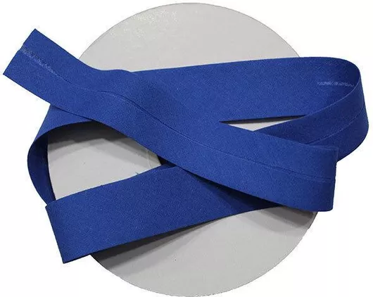 Ρέλι Λοξό Βαμβακερό 3cm Μπλε Ρουά 5528 - Τιμή ανά Μέτρο