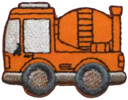 Θερμοκολλητική Στάμπα Μπετονιέρα 4.5x3.5cm 1 τεμάχιο