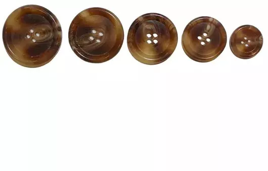 Κουμπιά Δίχρωμες Αποχρώσεις 18mm Καφέ