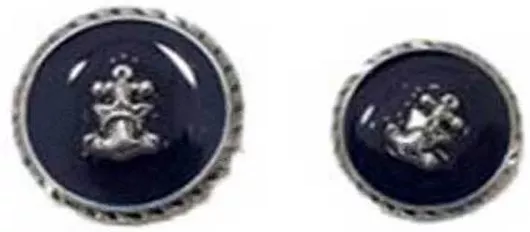 Ανδρικό Κουμπί Μπλε για Μπλέιζερ 20mm