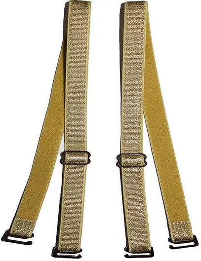 Τιράντες Σουτιέν Lurex Χρυσό 2τμχ 12mm x 45cm
