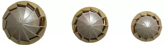 Κουμπί Πέρλα Επίπεδα 15mm Λευκό