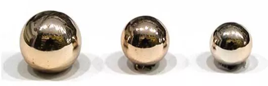 Κουμπί Πέρλα σε Χρυσό Ροζ 10mm
