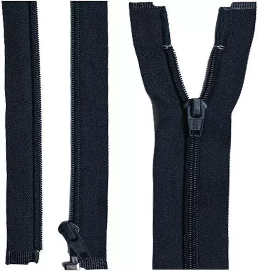 Φερμουάρ Σπιράλ Διαχωριζόμενο 5mm με Οδηγό, 60cm, Μπλε Πολύ Σκούρο 320, 1 τεμάχιο