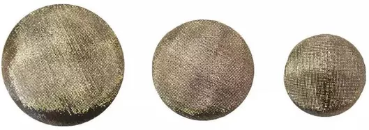 Κουμπιά Μεταλλικές Αποχρώσεις Στίγματα 18mm Ασημί