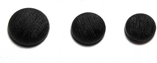 Κουμπί Μπουλ Μαύρο 13mm