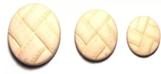 Κουμπί Μπουλ Πλαστικό Ματ 28mm Μπεζ