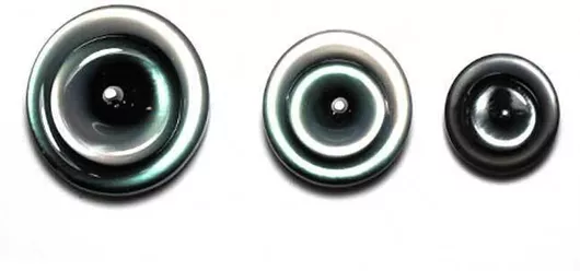 Γυαλιστερό Κουμπί Μπουλ 23mm
