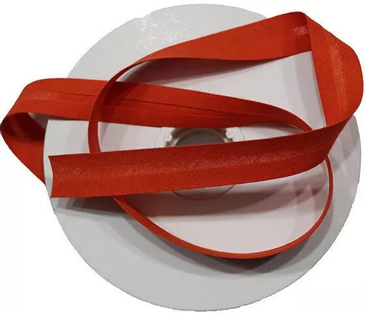Ρέλι Λοξό Βαμβακερό 20mm Κόκκινο Απαλό 5613 – Τιμή Ανά Μέτρο