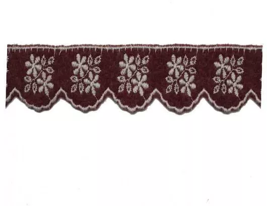 Δαντέλα Κιπούρ Σουέτ Μπορντό 2.5cm Πλάτος - Τιμή ανά Μέτρο