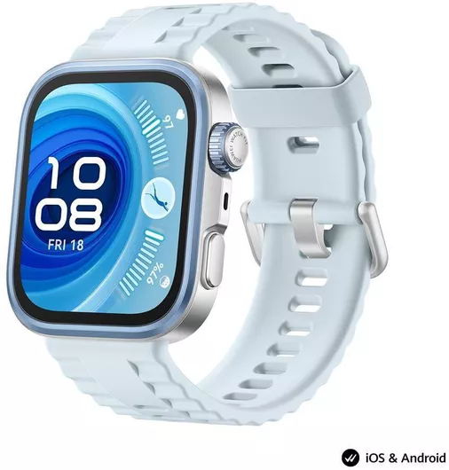 Huawei Watch Fit 4 Pro Aluminium 45mm Αδιάβροχο με Παλμογράφο Μπλε