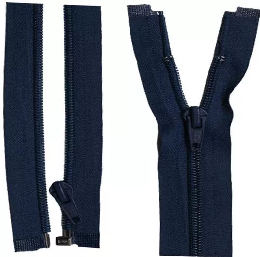 Φερμουάρ Σπιράλ Διαχωριζόμενο 5mm 60cm Μπλε 218 (1 τεm)