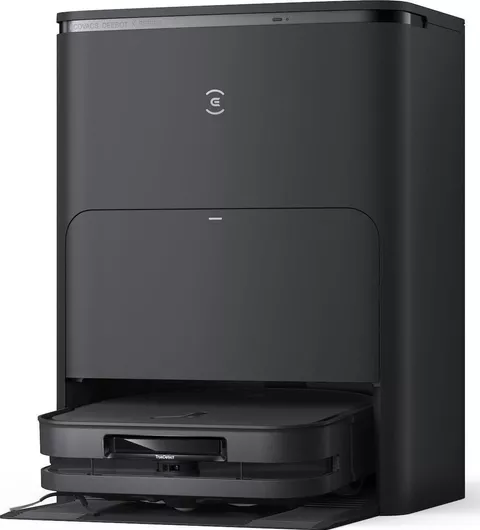 Ecovacs Σκούπα Ρομπότ για Σκούπισμα & Σφουγγάρισμα με Χαρτογράφηση και Wi-Fi Μαύρη