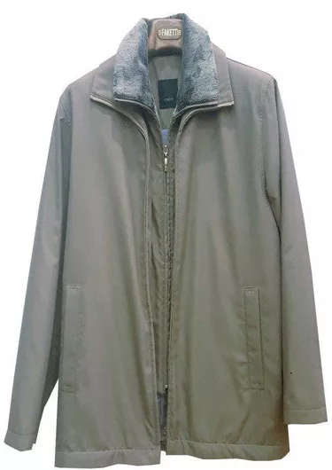 Ανδρικό Παλτό με Αποσπώμενο Θώρακα & Γιακά Μπεζ-Λαδί