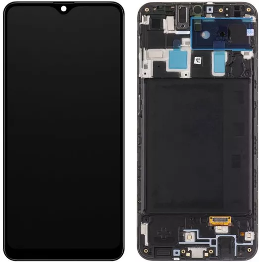 Samsung Οθόνη με Μηχανισμό Αφής για Samsung Galaxy A20 A205 Μαύρο