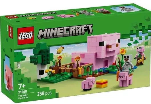 Lego Minecraft The Baby Pig House για 7+ Ετών 238τμχ. 21170
