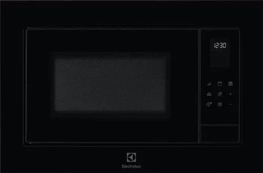 Electrolux Εντοιχιζόμενος Φούρνος Μικροκυμάτων με Grill 25lt Μαύρος