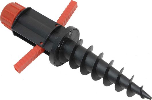 Βάση Ομπρέλας Hupa Βιδωτή Πλαστική 25-32mm Κόκκινη
