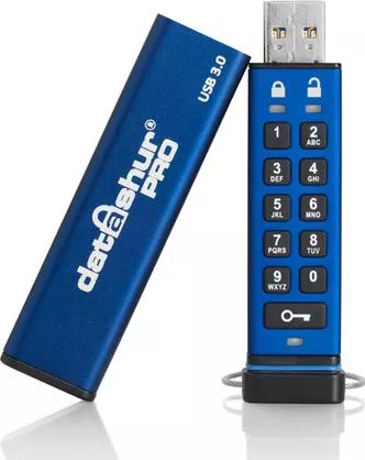 iStorage Datashur Pro 16GB USB 3.0 Stick Μπλε