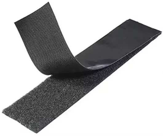 Setcro Ταινία Velcro Αυτοκόλλητη Μαύρο 3cm (Σκληρή)