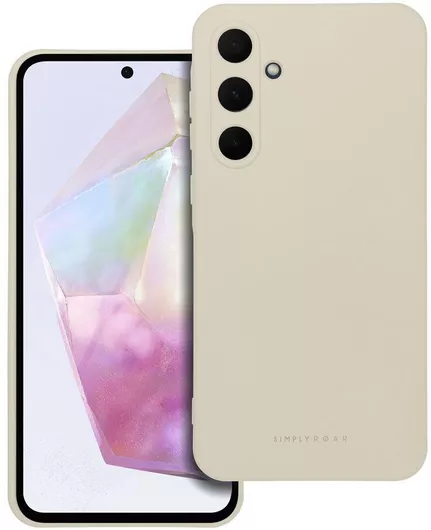 Θήκη Κινητού Back Cover για Samsung A35 5G Σιλικόνη Μπεζ