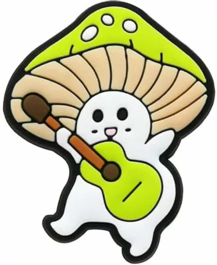 Fred Jibbitz Mushroom Guitar Πολύχρωμο