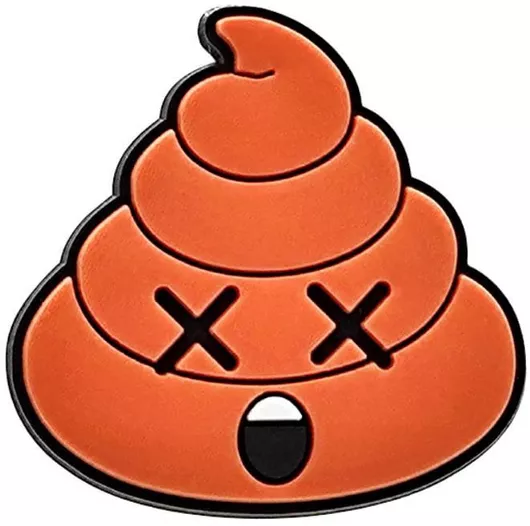 Keep Fred Διακοσμητικό Παπουτσιού Poop Πορτοκαλί
