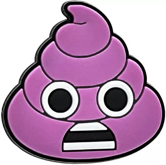 Keep Fred Διακοσμητικό Παπουτσιού Poop Μοβ