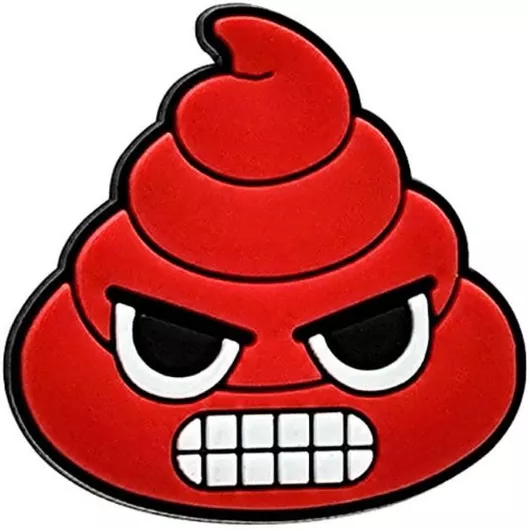 Keep Fred Διακοσμητικό Παπουτσιού Poop Κόκκινο