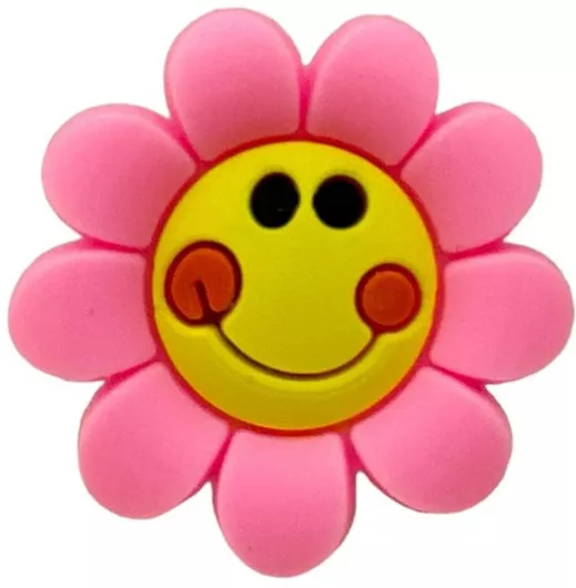 Keep Fred Διακοσμητικό Παπουτσιού Happy Flower Ροζ