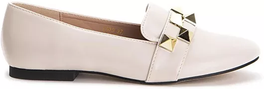 Fred Γυναικεία Loafers με Τρουκς από Συνθετικό Δέρμα Μπεζ