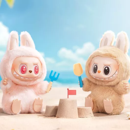 Μπρελόκ Pop Mart Labubu he Monsters Have a Seat Vinyl Plush Pendant Τυχαία Επιλογή Σχεδίου