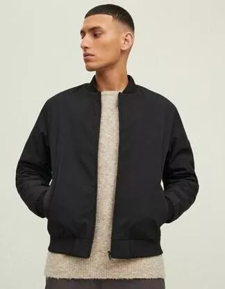 Jack & Jones Μπουφάν Bomber Μαύρο