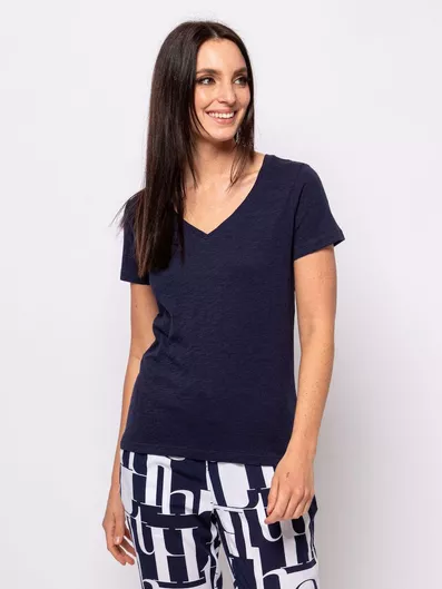 Heavy Tools Μακρυμάνικο Γυναικείο Top Navy Blue