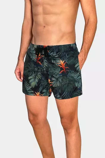 3Guys Ανδρικό Μαγιό Σορτς Μαύρο Floral