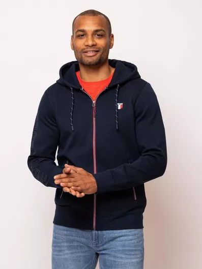 Heavy Tools Φούτερ με Κουκούλα Μπλε Navy