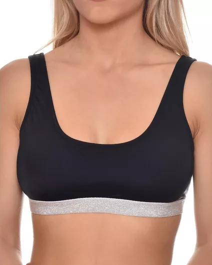 Rock Club BP-2067 Bikini Μπουστάκι Μαύρο