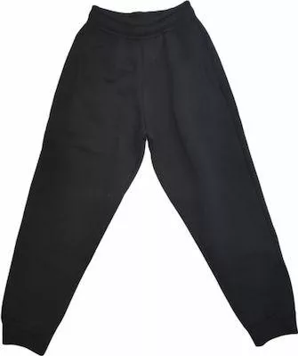 Kids Moda Ανδρικό Παντελόνι Φόρμας με Χοντρό Φούτερ Μαύρο
