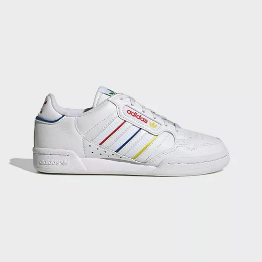 adidas Παιδικά Sneakers Continental 80 Λευκό/Κίτρινο/Μπλε