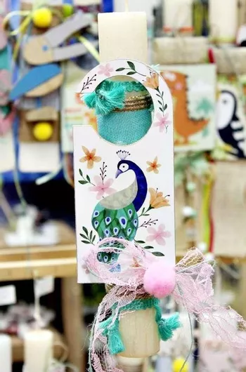 Πασχαλινή Λαμπάδα Στρογγυλή