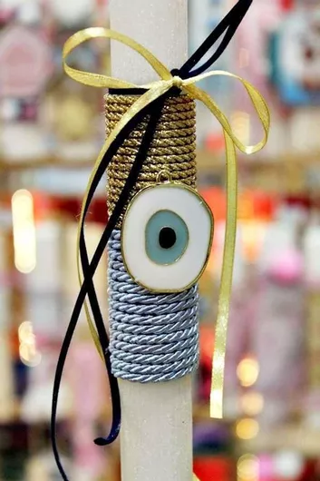 Πασχαλινή Λαμπάδα Στρογγυλή