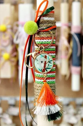 Πασχαλινή Λαμπάδα Στρογγυλή