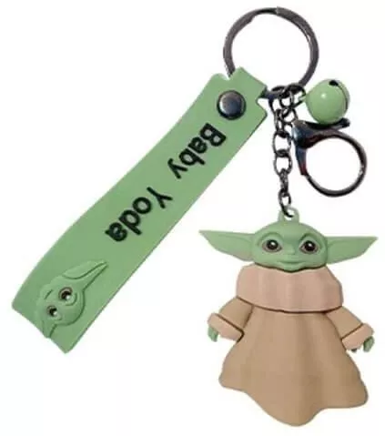 Μπρελόκ 3d Σιλικόνης Star Wars Grogu 8 Εκ.