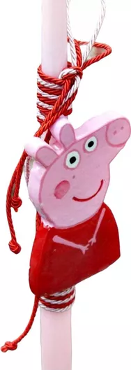 Πασχαλινή Λαμπάδα Στρογγυλή 36cm. Ροζ