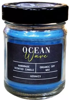 Αρωματικό Κερί Σόγιας Βαζάκι 130-140 Γρ Ocean Wave