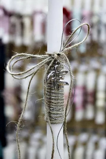 Πασχαλινή Λαμπάδα Στρογγυλή